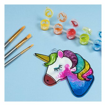 Unicorn Head Plastic Suncatcher