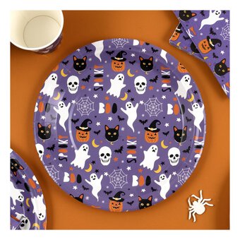 Halloween Paper Plates 8 Pack 