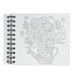 Floral Pocket Colouring Book image number 5