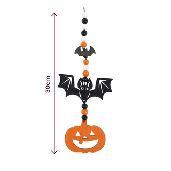 Halloween Wooden Bead Decoration 30cm image number 5