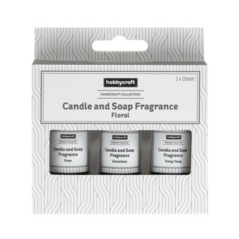 Floral Candle and Soap Fragrance 10ml 3 Pack image number 4