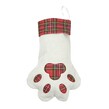 Paw Print Hessian Stocking 39cm