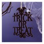 Black Trick or Treat Sign image number 1