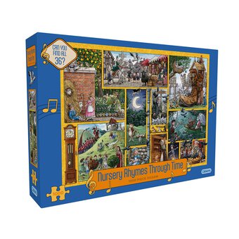 Gibsons Nursery Rhymes Through Time Jigsaw Puzzle 1000 Pieces