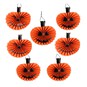 Pumpkin Fan Decorations 7 Pack image number 2