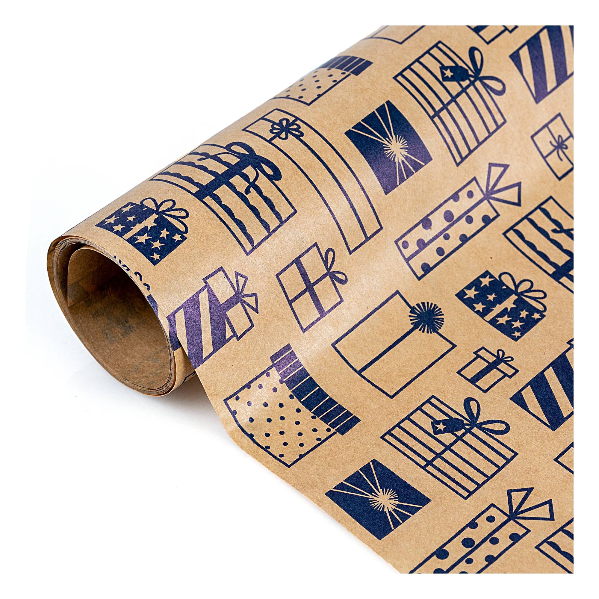 Assorted Kraft Fashion Wrapping Paper 69cm x 2m | Hobbycraft