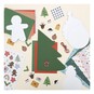 Holly Jolly Christmas Card Kit 5 x 7 Inches 10 Pack image number 1