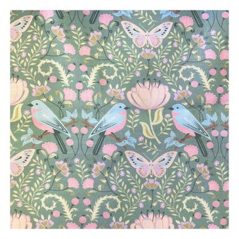 WI Sage Garden Delight Cotton Fabric by the Metre image number 2