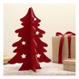 Red 3D Felt Tree 28cm image number 4