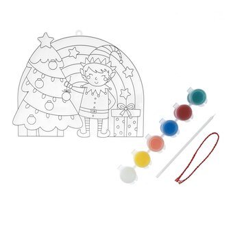 Elf Plastic Suncatcher