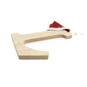 Hanging Wooden Christmas Letter L 9cm image number 4