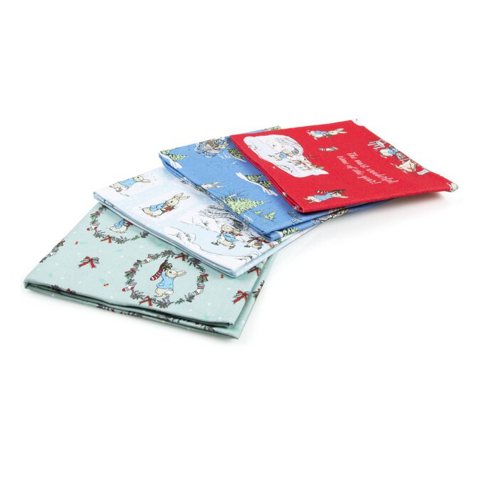 Peter Rabbit Wonderful Time of Year Fat Quarters 4 Pack image number 1