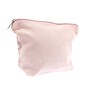 Pale Pink Cotton Zip Pouch 24cm x 17cm  image number 2