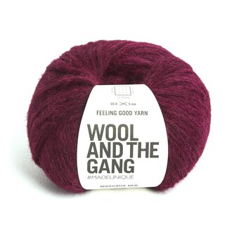 Wool and the Gang Margaux Red Feeling Good 50g