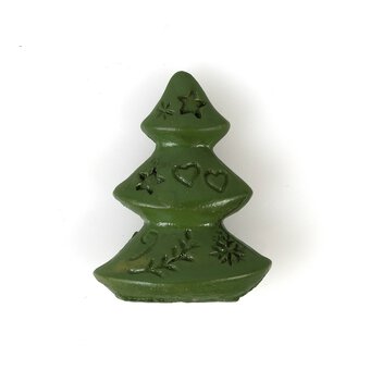 Christmas Tree Resin Decorations 5 Pack