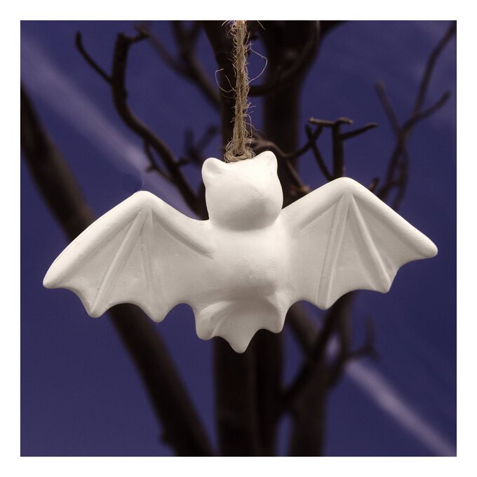 Hanging Ceramic Bat 12cm image number 1