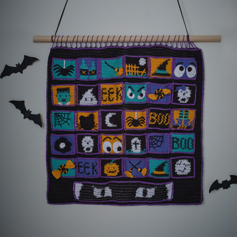 How to Crochet a Halloween Countdown Calendar