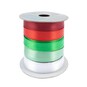 Christmas Satin Ribbons 10mm x 4m 5 Pack image number 2