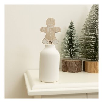 Printed Gingerbread Man Wooden Topper image number 3