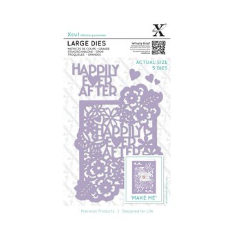 Xcut Large Happily Ever After Die Set 5 Pieces