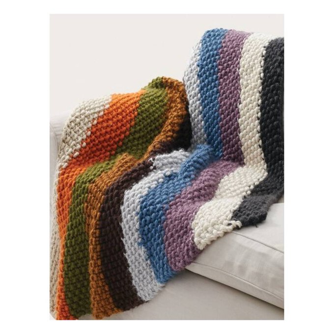 Hue + Me: Rockwell Blanket FREE Knitting Pattern — Two of Wands