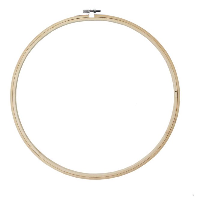 Embroidery Hoops Set 12 Pieces 8 Inch Round Bamboo Circle Cross