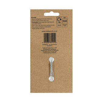 Silver Pearl Branch Wired Embellishments 10 Pack image number 6