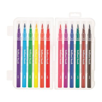 Brilliant Brush Markers 12 Pack image number 3