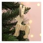 Hanging Wooden 3D Reindeer Decoration 11cm image number 2