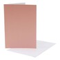 Pearlised Light Pink Cards and Envelopes 5 x 7 Inches 15 Pack image number 1