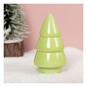 Mini Green Ceramic Tree Decoration 8.5cm image number 2