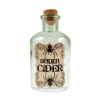 Clear Spider Cider Glass Jar 13.5cm 