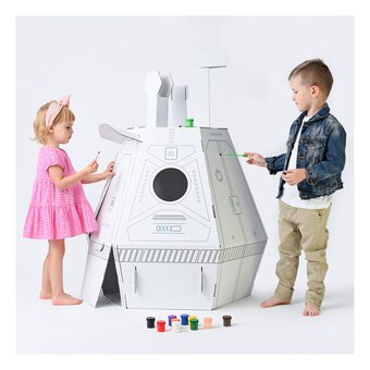 Colour-In Cardboard Rescue Capsule