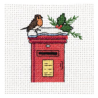 Post Box Mini Cross Stitch Kit image number 2