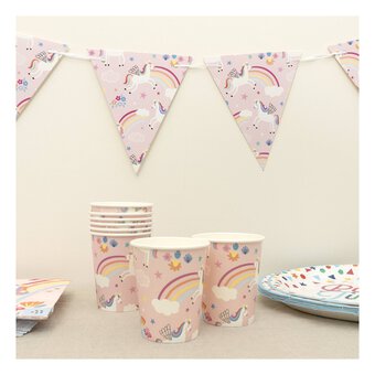 Unicorn Party Paper Cups 8 Pack