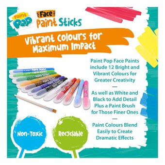 Face Painting kit for kids, 24 Colour Washable Face Painting kit with  stencils, Professional Body Face Paint with 4 Glitter, 34 Stencils, Sponge,  Hair Chalk, for Party, Festival, Body Paint, Makeup kit