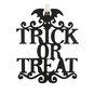 Black Trick or Treat Sign image number 2