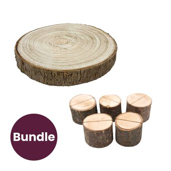 10 Pack 10 12 Cm Wood Slices 4 5 Inch Wood Slices Wood Burning Rustic Wood  Slices Pyrography Wood Wood Slices With Bark 