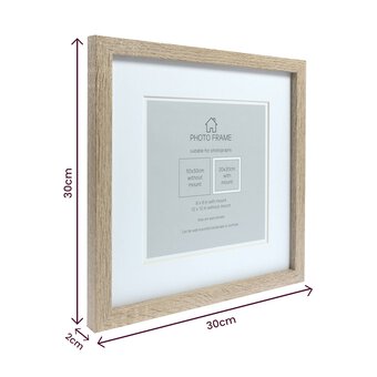 Light Oak Effect Photo Frame 30cm x 30cm image number 4