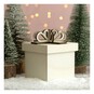 3D Wooden Present Box 13cm image number 1