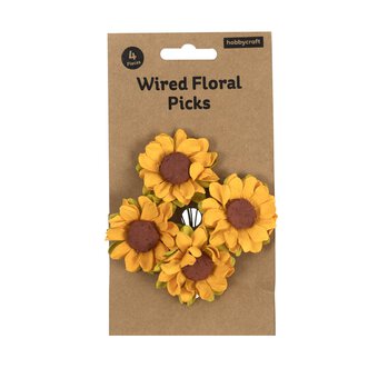 Handmade Paper Sunflowers 4 Pack image number 5