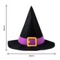 Purple and Black Felt Witch’s Hat image number 4