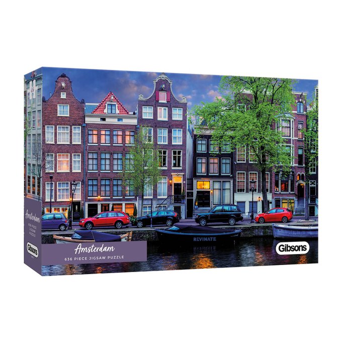 Gibsons Amsterdam Jigsaw Puzzle 636 Pieces | Hobbycraft