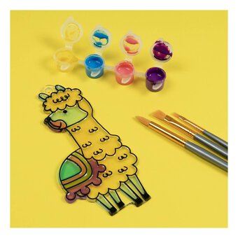 Llama Plastic Suncatcher