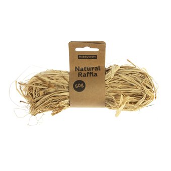 Raffia Ribbon, Natural Decorative Cord, Tying Raffia (pack Of 6) - 50g Raffia  Ribbons, Florists Raffia Ribbon - Raffia For Handicrafts, Christmas Gift