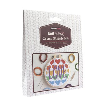 Pride Love Cross Stitch Kit