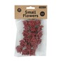 Red Wired Small Flowers 18 Pack image number 5