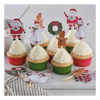 Christmas Cupcake Kit 24 Pack 