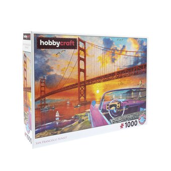 San Francisco Sunset Jigsaw Puzzle 1000 Pieces