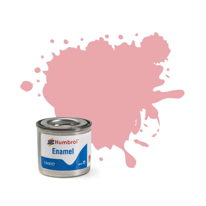 Humbrol Pink Enamel Gloss Paint 14ml (200) image number 1